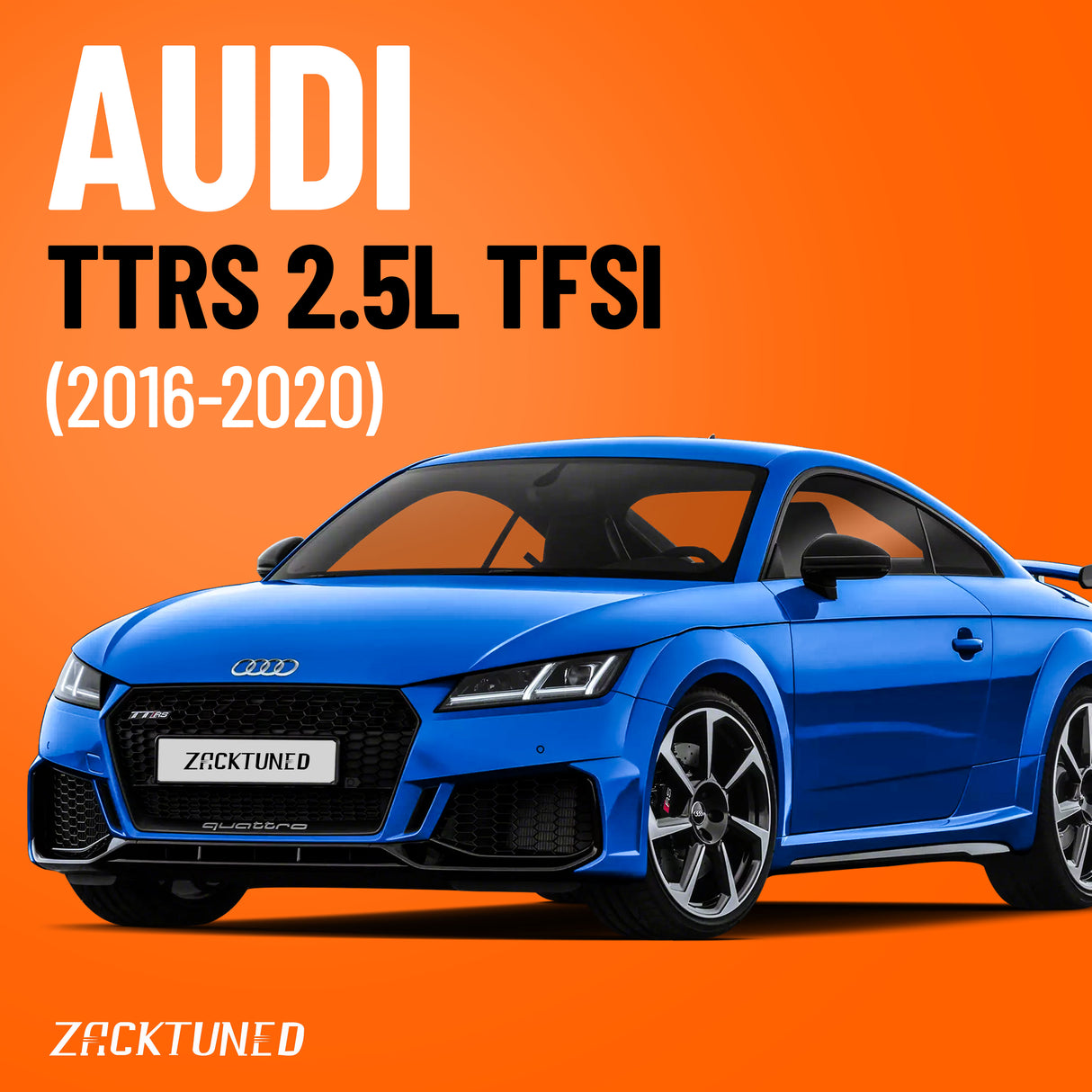 ECU Tuning for Audi TTRS 2.5L TFSI (2016-2020) – Maximize your Audi TTRS’s performance with ZackTuned’s ECU tuning services. Experience more power, better throttle response, and improved fuel efficiency.