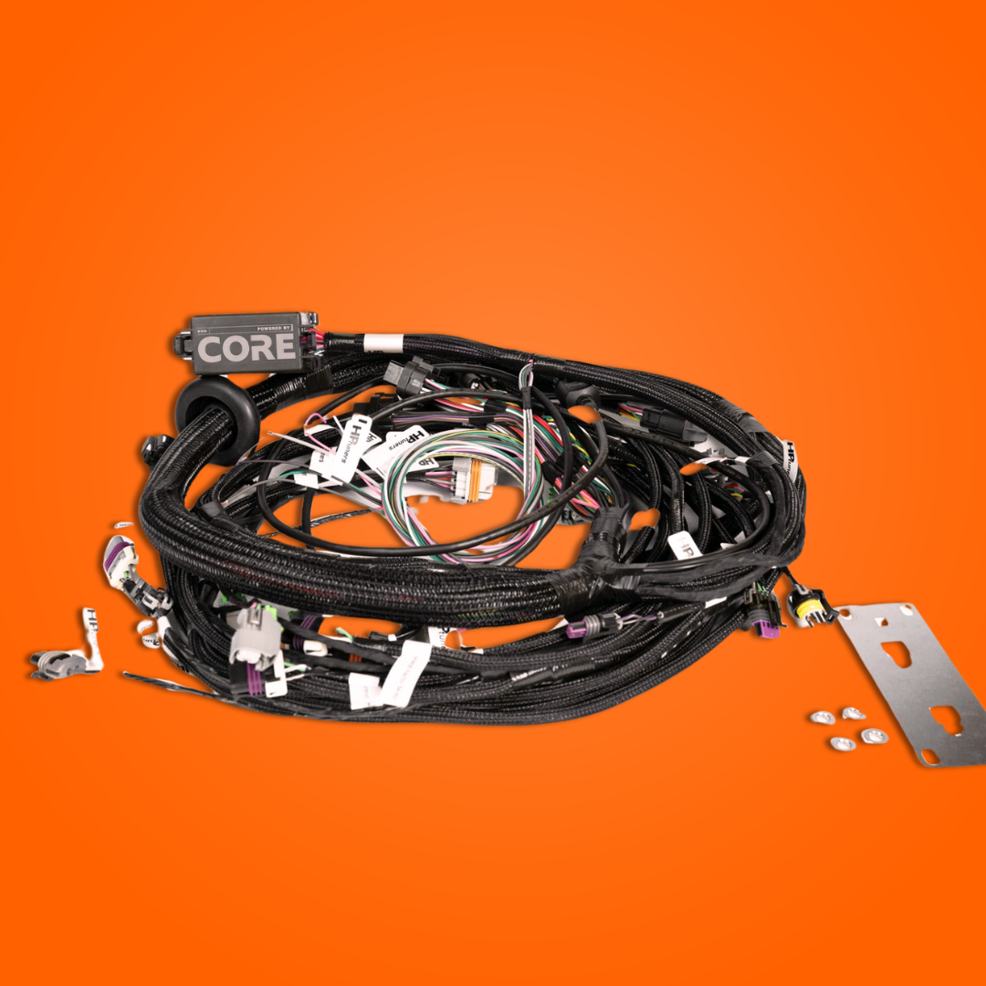 ZackTuned CORE ECU harnesses for LS engines providing custom connections for engine sensors, triggers, and more.