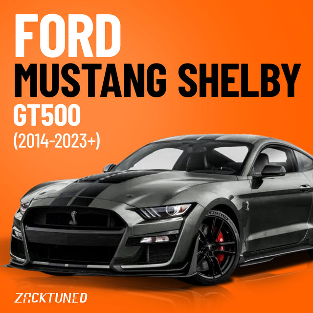 Enhance your Mustang Shelby GT500's performance with ZackTuned ECU and TCM tuning services. Boost power, improve throttle response, and optimize transmission for 2014-2023+ models.