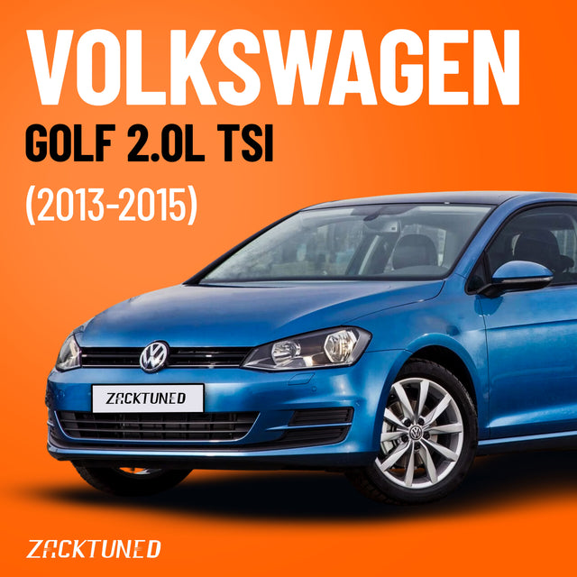 ECU Tuning for Volkswagen Golf 2.0L TSI (2013-2015) – Enhance power, throttle response, and fuel efficiency with ZackTuned's expert tuning services.