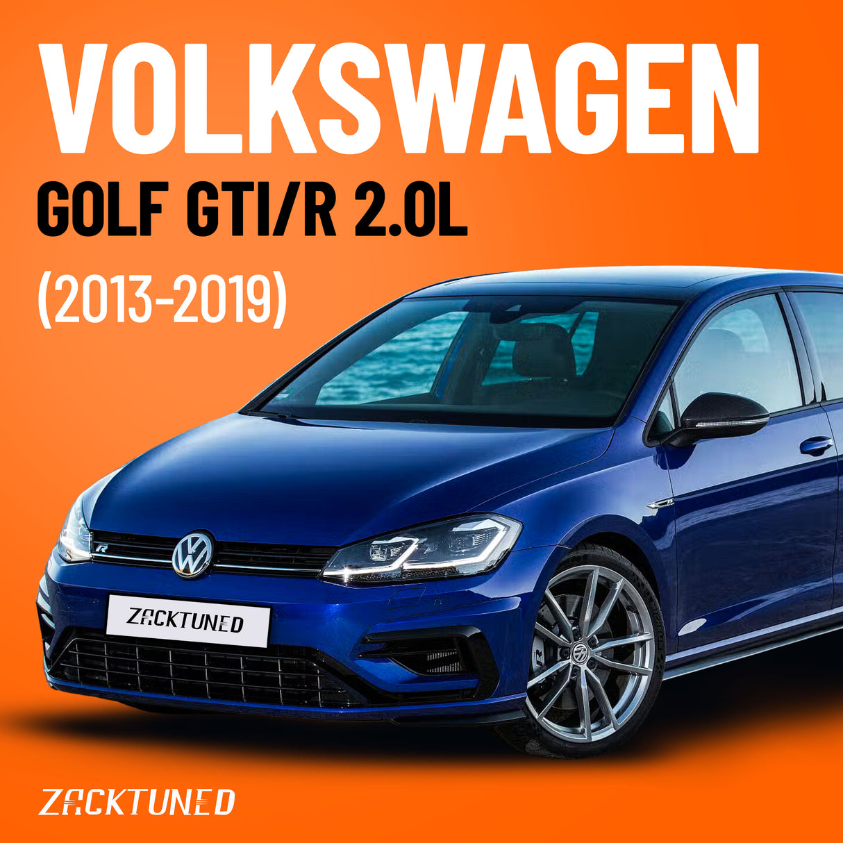 ECU Tuning for Volkswagen Golf GTI/R 2.0L (2013-2019) – Optimize power, throttle response, and efficiency with ZackTuned's expert tuning services.