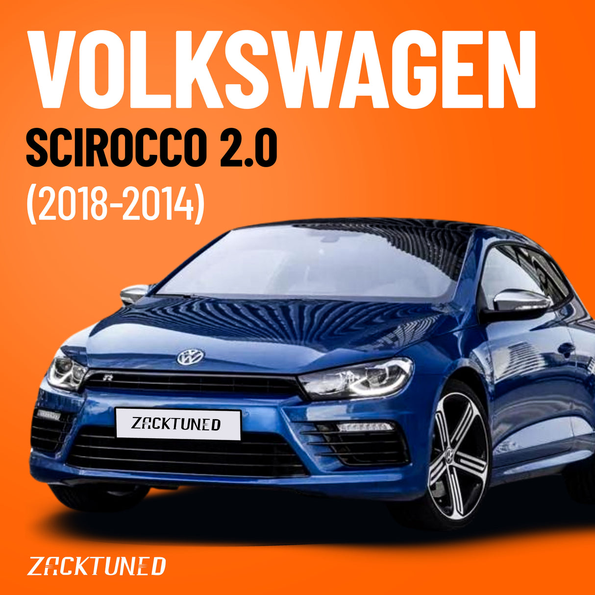 ECU Tuning for Volkswagen Scirocco 2.0 TSI (2010-2014) – Enhance power, throttle response, and fuel efficiency with ZackTuned’s expert tuning services.