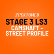 ZackTuned Stage 3 LS3 Camshaft with street profile for enhanced street performance and drivability in LS3 engines